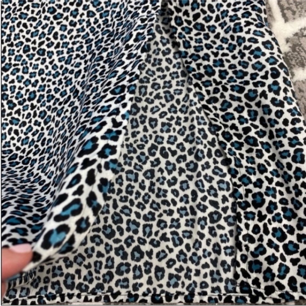 Polly & Esther midi skirt Size M Leopard Print - Picture 5 of 7